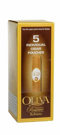 Oliva Connecticut Reserve Robusto (5 x 50) Box of 5 Cigar Pouches