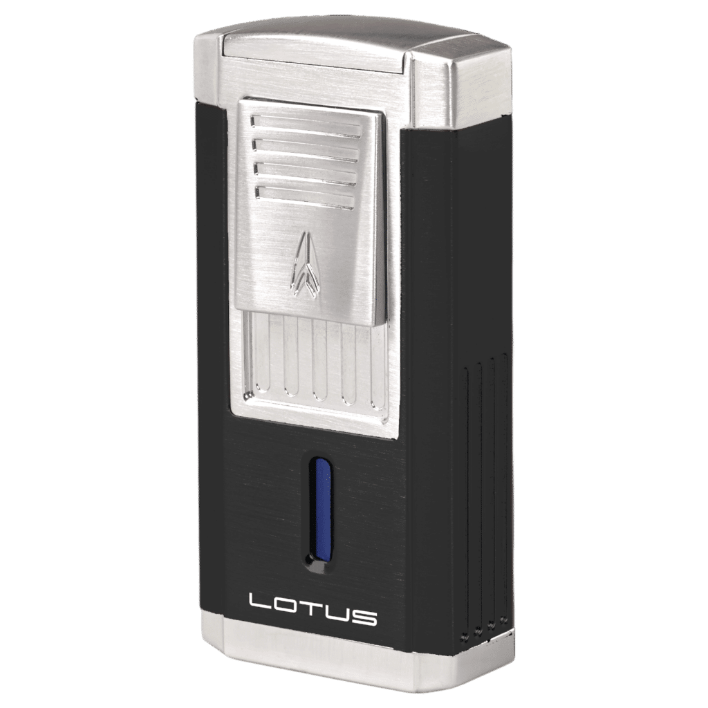 Lotus Duke Black & Chrome Torch Lighter