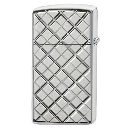 Zippo Slim Armor Engraved Lighter 11Z28581