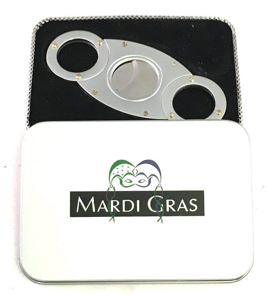 Mardi Gras Silver and Gold Cutter