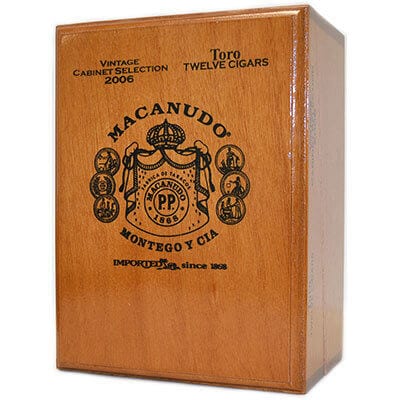 Macanudo Vintage 2006 Toro Cigars 6 x 54 ¨C Box of 12