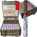 Alec Bradley Black Market Churchill +5FREE Cigar Sampler ¨C Box of 22 (7 x 50)
