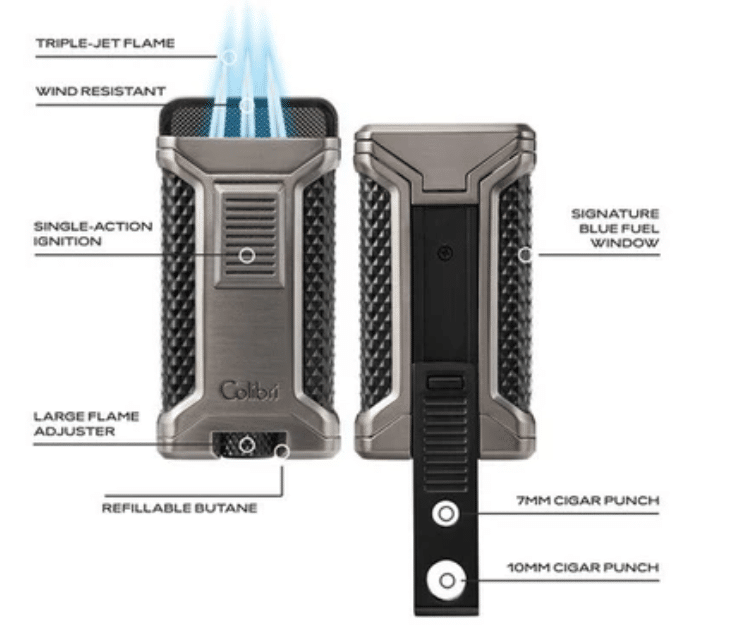 Colibri Ascari Green Lighter