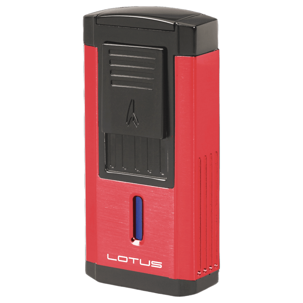 Lotus Duke Red & Black Torch Lighter