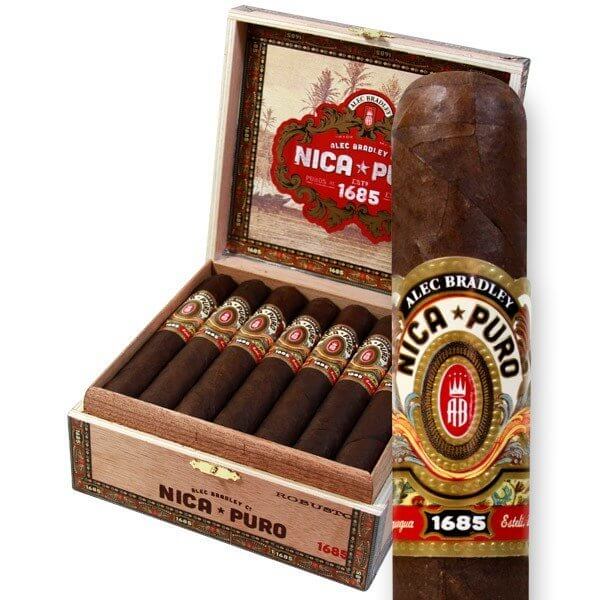 Alec Bradley Nica Puro Robusto Cigars ¨C Box of 20 (5 x50)