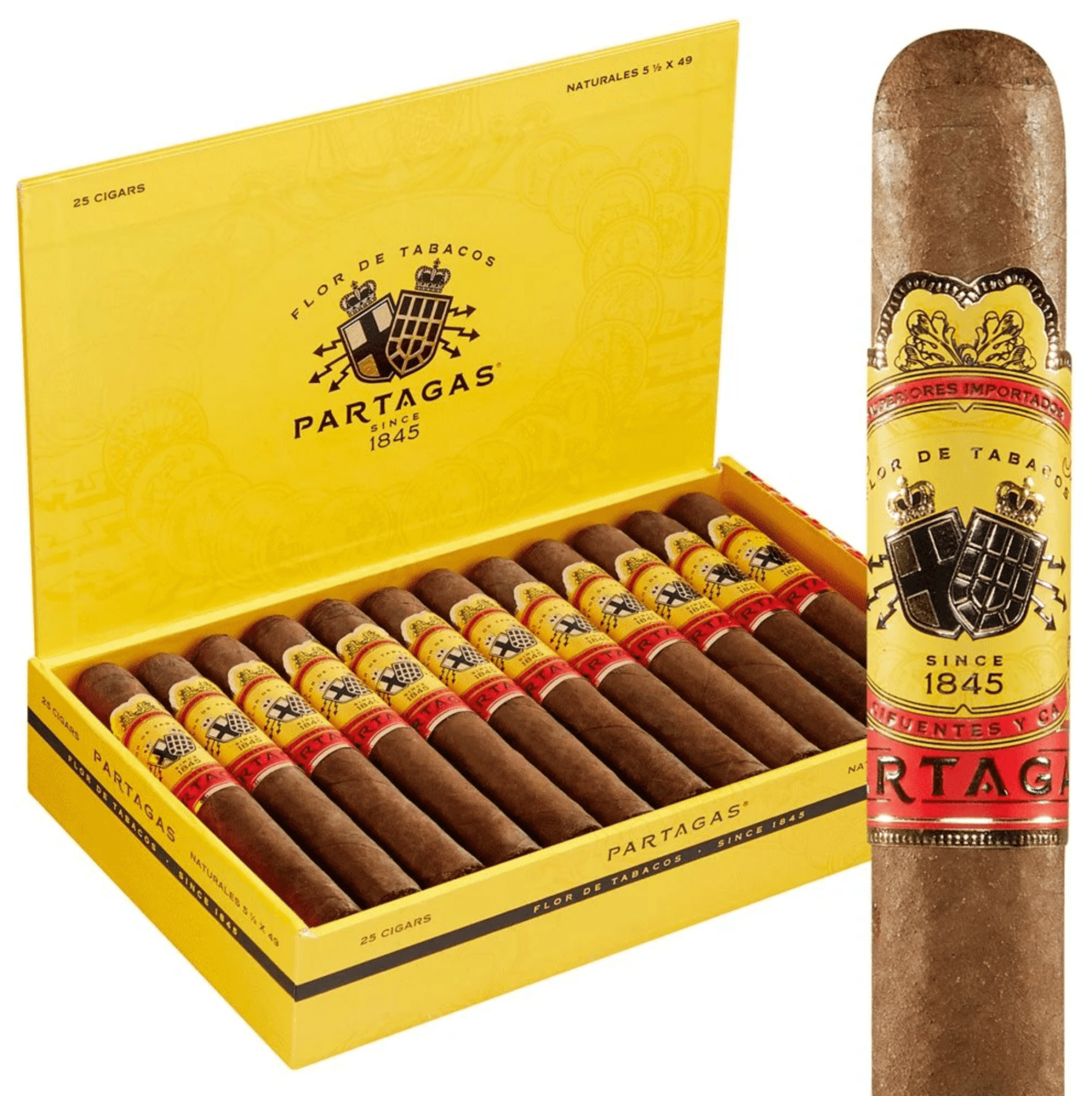 Partagas #1 Cigars (6 3/4 x 43) ¨C Box of 25