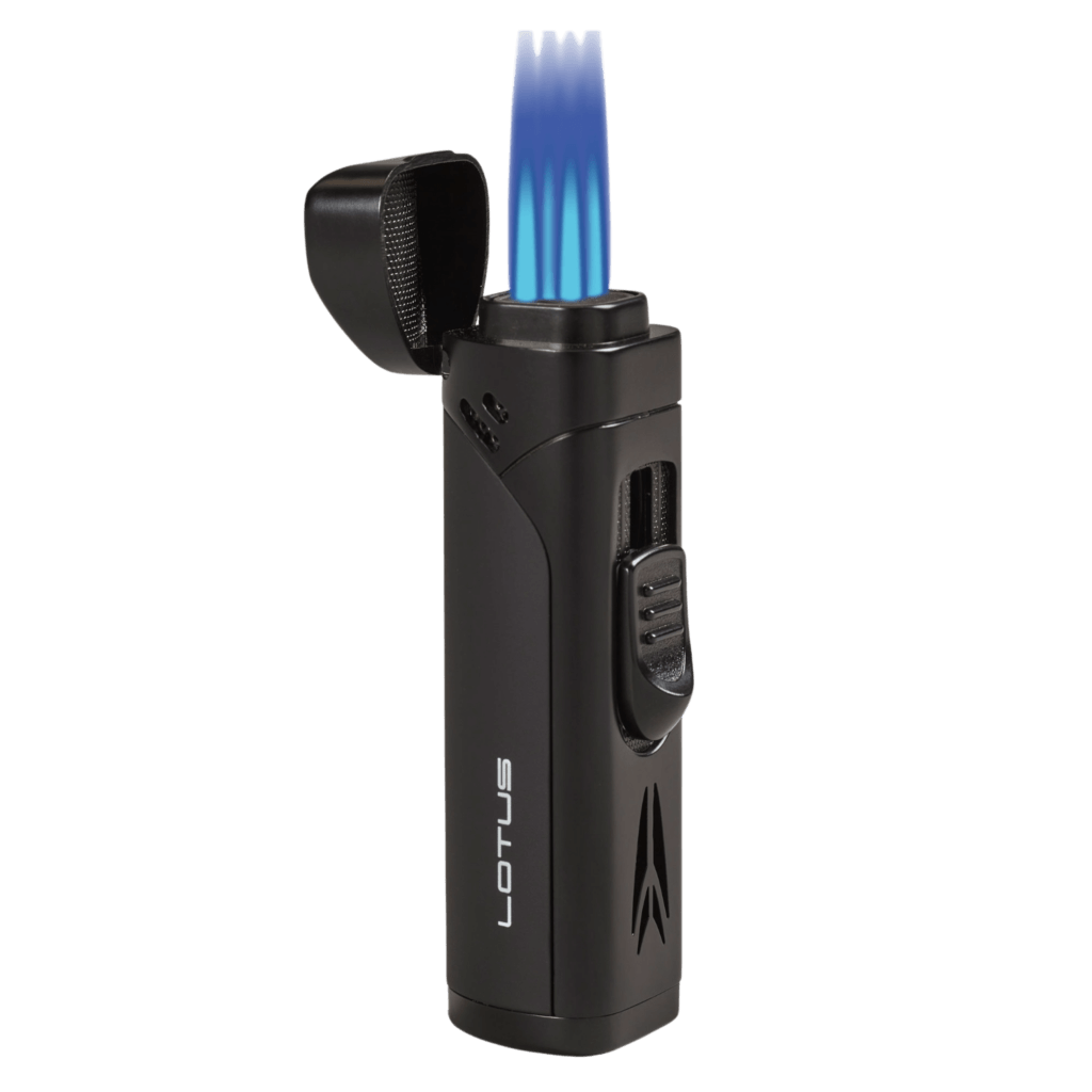 Lotus Monarch Gunmetal & Carbon Fiber Torch Lighter