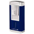 Lotus Duke Blue & Chrome Torch Lighter