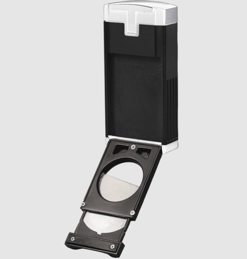 Lotus Duke Black & Chrome Torch Lighter