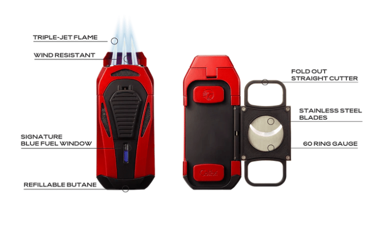 Colibri Boss Gunmetal Lighter